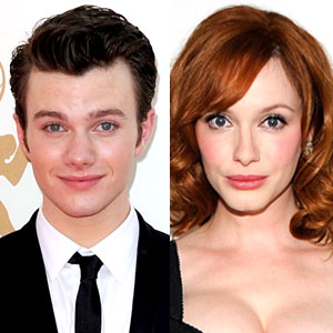 Christina Hendricks, Chris Colfer Christina Hendricks, Chris Colfer